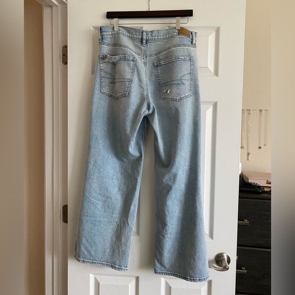 Light wash blue jeans. Worn ONCE (perfect condition, just did not fit me!) - Picture 2 of 4